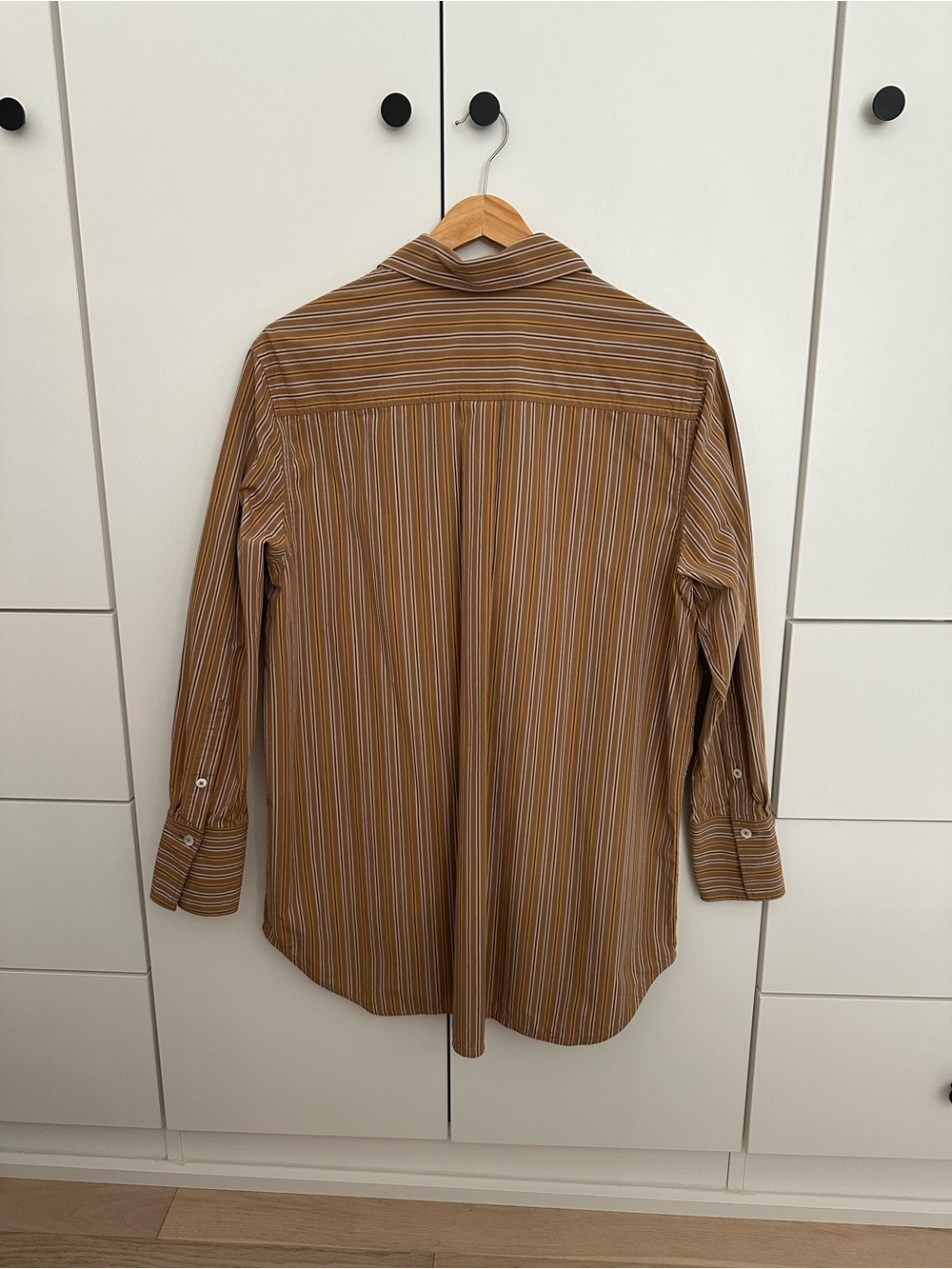 Toteme Brown Striped Button-Down Shirt - Picture 3 of 6
